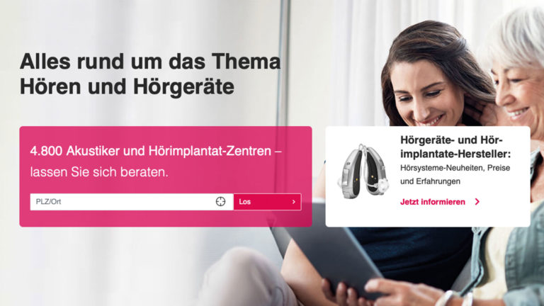 Online-Plattform: Ihr-Hörgerät.de