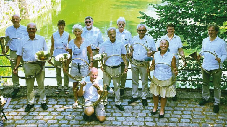 Jagdhorn-Klänge am Waldsee