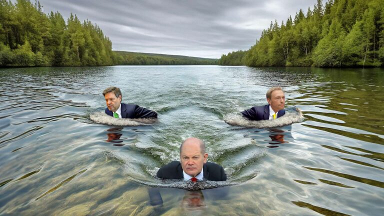 Sich frei schwimmen