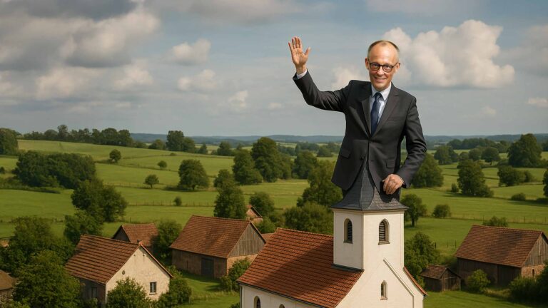 Jetzt mal das Kirchendach flach halten!