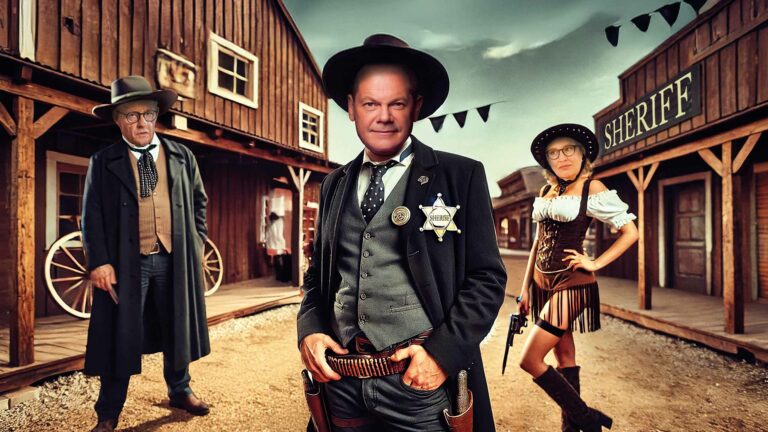 Scholz sagt, er ist noch immer der Sheriff in der Stadt