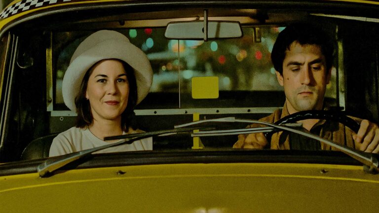 Und sie stieg ins gelbe Taxi